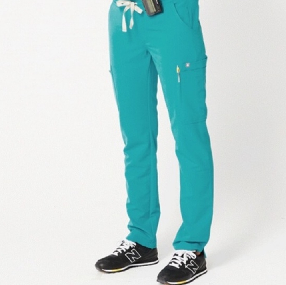 NWT Figs yola pants teal xxsp